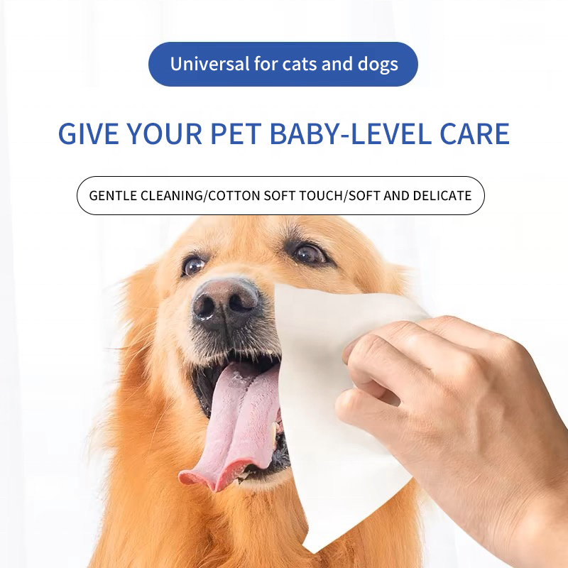 Natural Organic Flushable Pet Wipes for Sensitive Skin