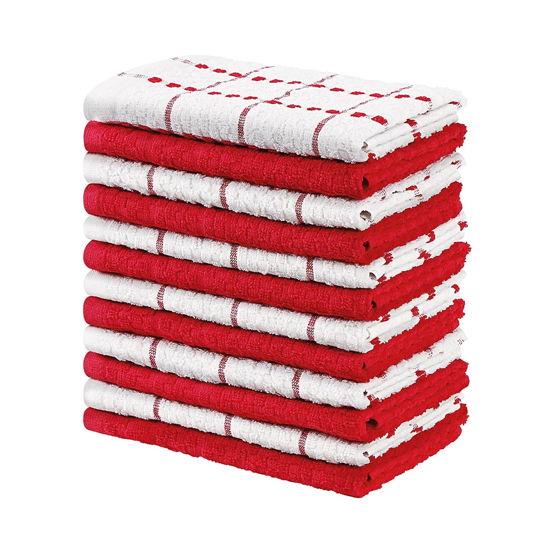 Waffle Weave Kitchen Towel Dish Organic Cotton Kitchen Towel