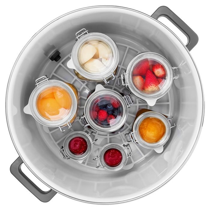 27L Electric Preserving Boiler Canning Pot Fruit Preserving Cooker with Timer