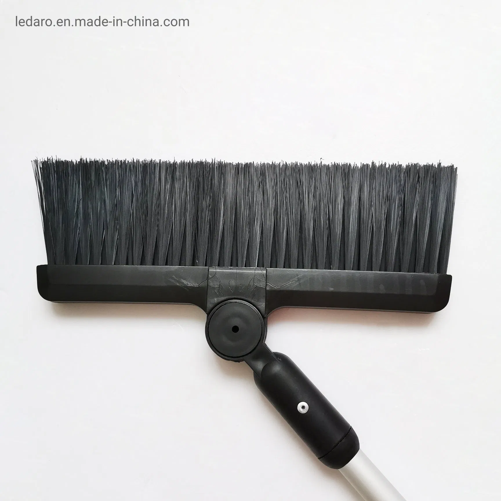 Aluminum Handle Commercial Lobby Dustpan Broom Set with Upright Handle for Home Kitchen Room Office Lobby Floor Use, Make Your Daily Cleaning Job Easier