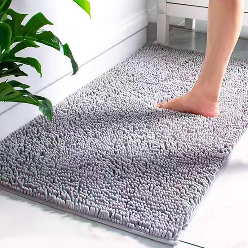Chenille Living Room Bedroom Kitchen Bathroom Absorbent Non-Slip Rugs