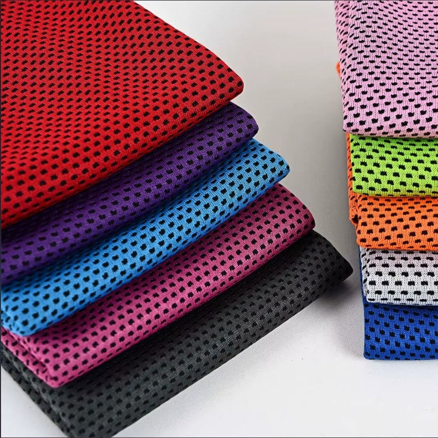 Promotional Outdoor Quick-Drying Travel Climbing Microfiber Summer Customized Knitted Jasmine Towel