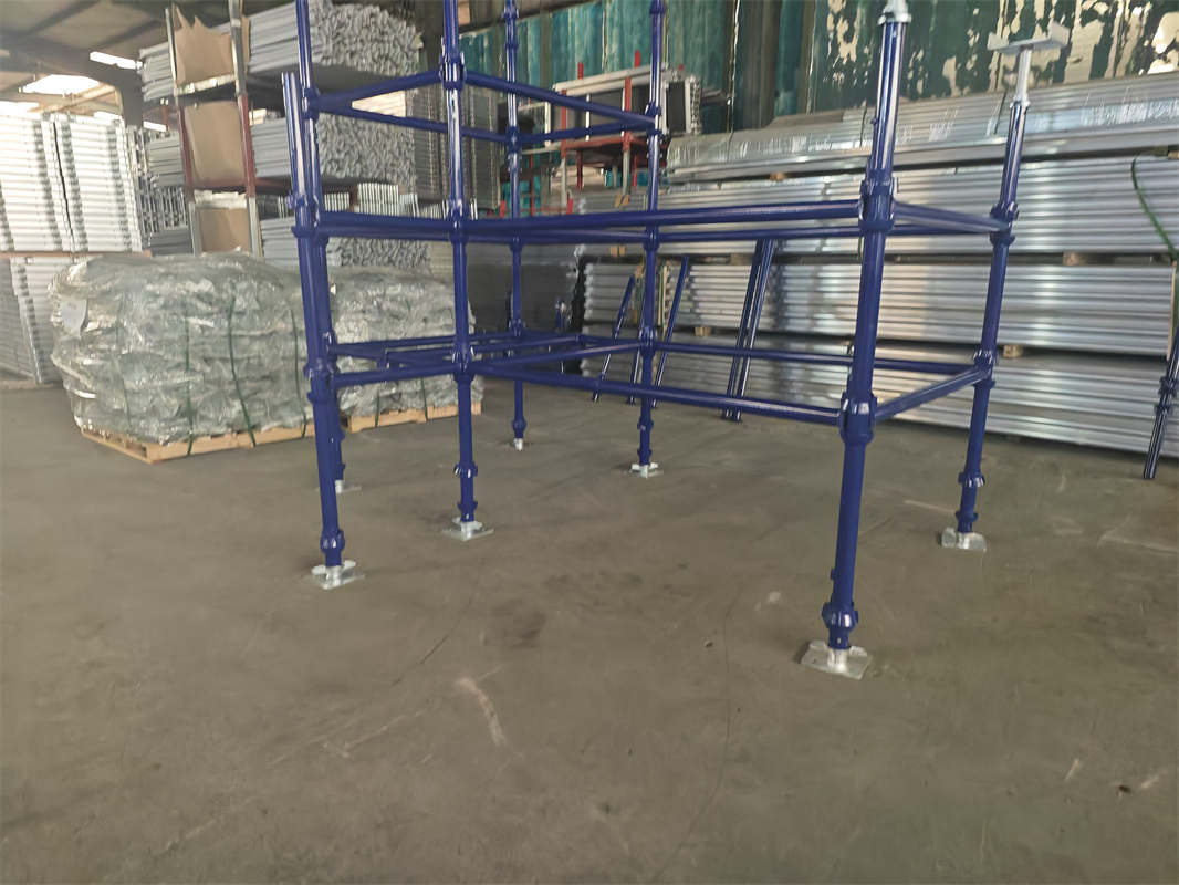 Powder Coated Metal Formwork Construction Scaffold Andamio Cuplock System Scaffolding for Sale