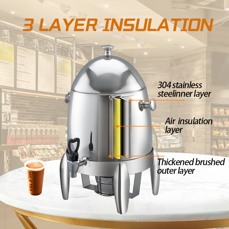 Daosheng Wholesale Commercial Fashion Fruit Juice Cold Drink Dispenser Machine Stainless Steel Water Beverage Dispenser