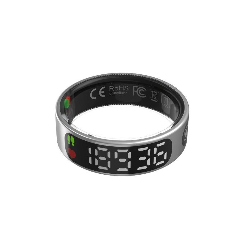 Умное кольцо с LED-дисплеем и Bluetooth