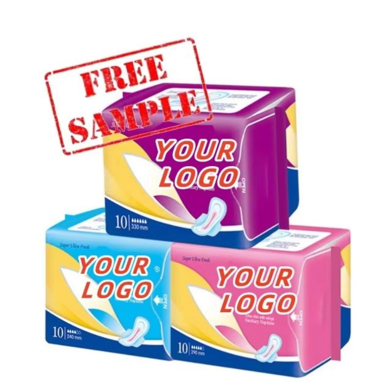 Free Samples Manufacturer Wholesale Price OEM Brand Sanitary Towel Products Femme Ultra Thin Softcare Sanitary Napkins Pads Postpartum Pads