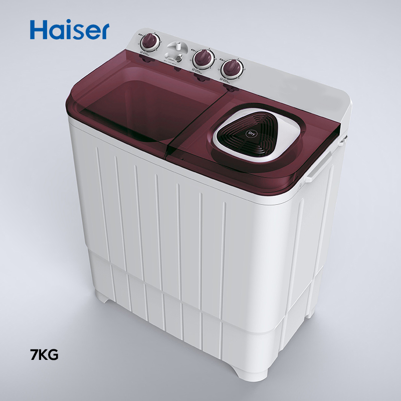 OEM 7kg Semi-Automatic Twin Tub Washing Machine Top-Load Washers for Home