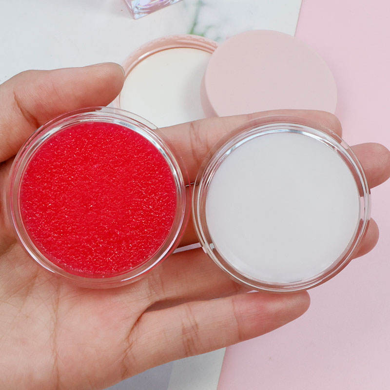 Custom Wholesale Strawberry Private Label Vegan Lip Scrub and Lip Balm Set