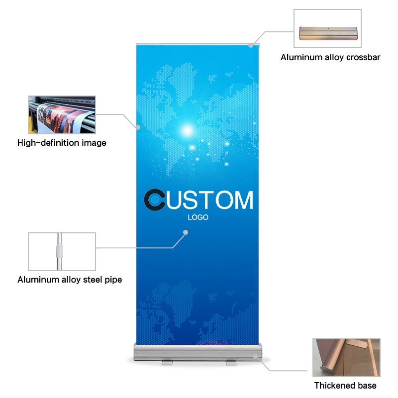Retractable Banner Stands Only Custom Design Banner Rolling Advertising Banner
