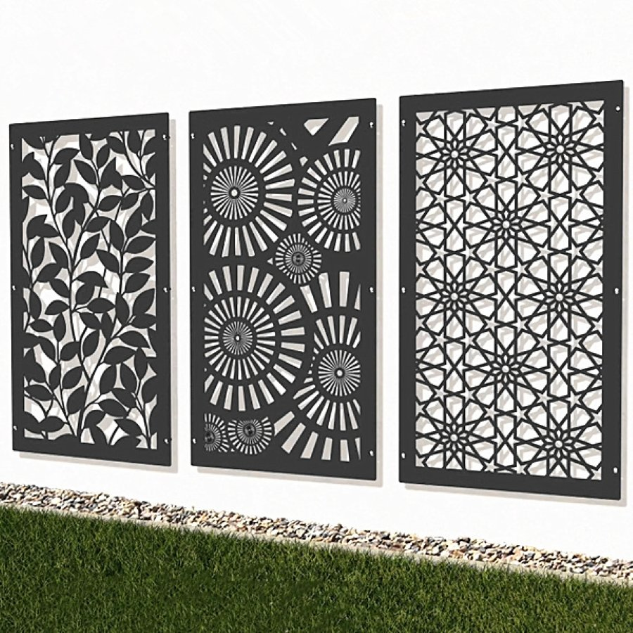 Laser Cut Metal Screens Carving Design Aluminum Panel Decorative Wall Panel