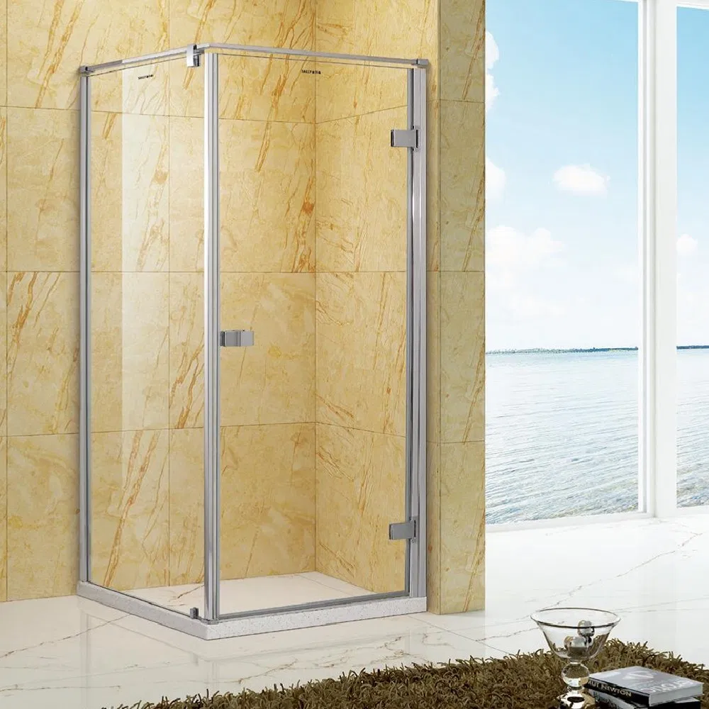 Sleek Frameless 8mm Tempered Glass Shower Door System