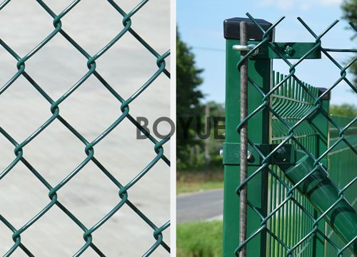 Сетка рабица оцинкованная и с ПВХ покрытием Boyue