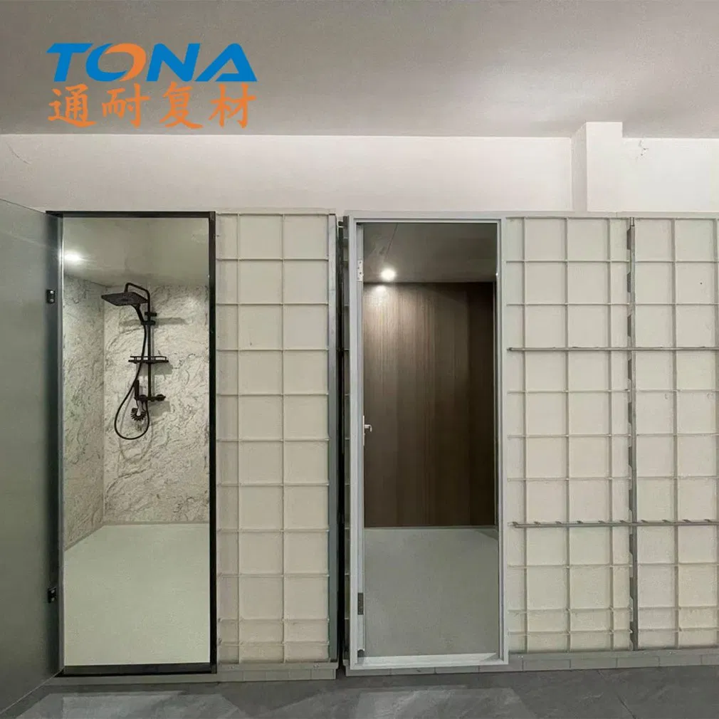 Easy to Install SMC Bathroom with Prefab Shower Room for Construction Site Workers