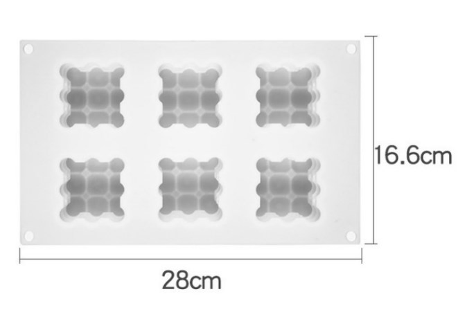 Magic Square Silicone Mold Creative Candle DIY Soap Mold