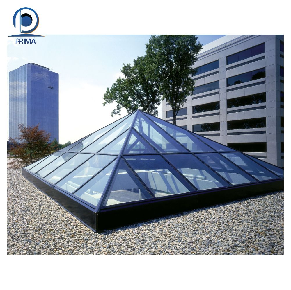 Steel Glass Dome Skylight Roofing French-Style Steel Structure Roof