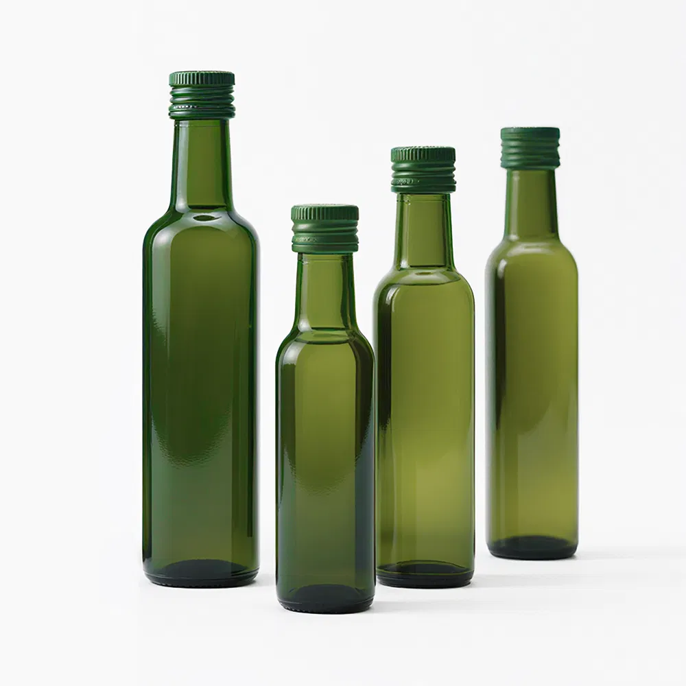 Bulk 250ml 500ml 750ml Empty Square Marasca Glass Bottle for Olive Oil