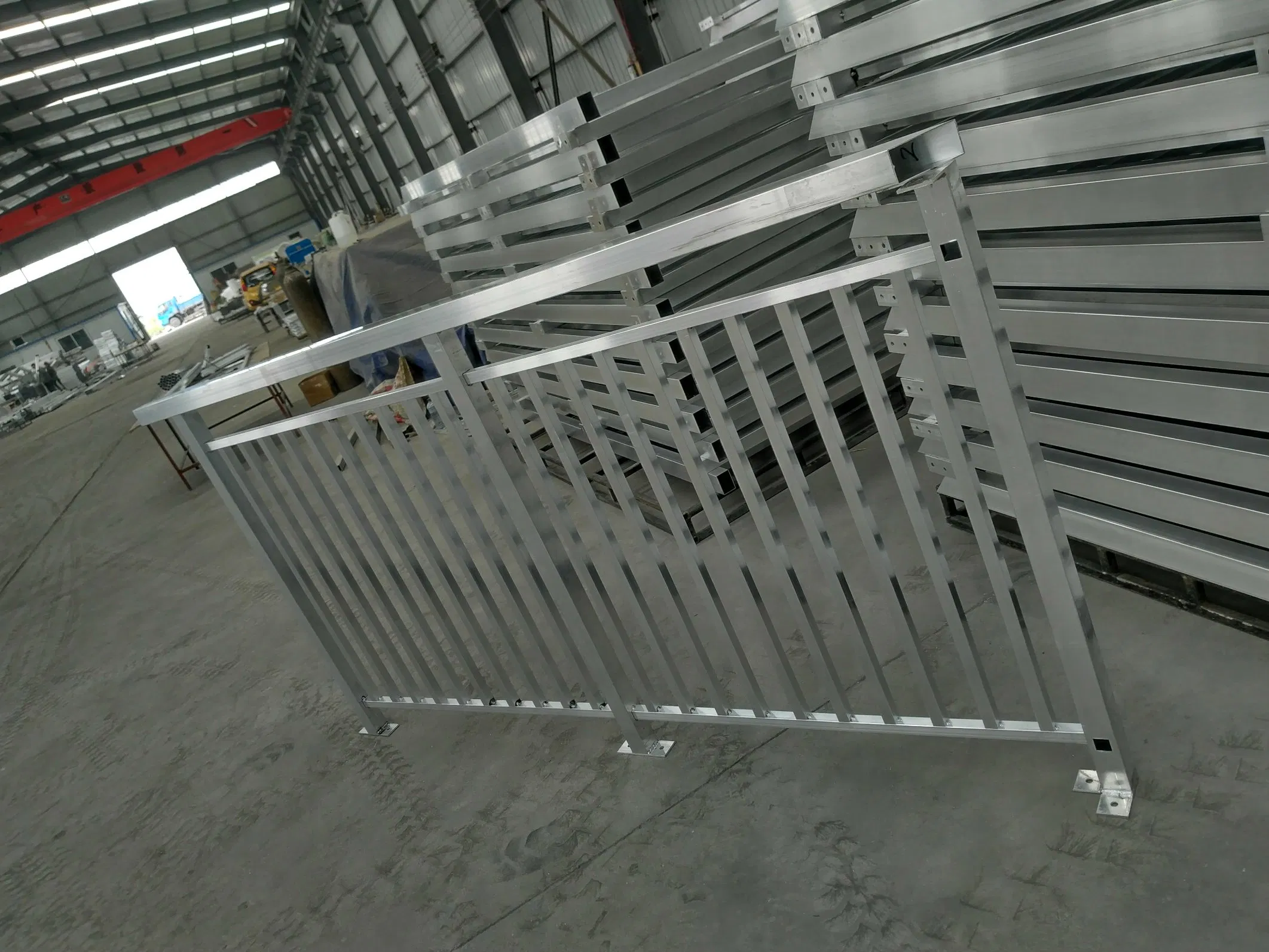 OEM&ODM Customized Flat Top Stair /Staircase Aluminum Swimming Pool/Balcony Fence