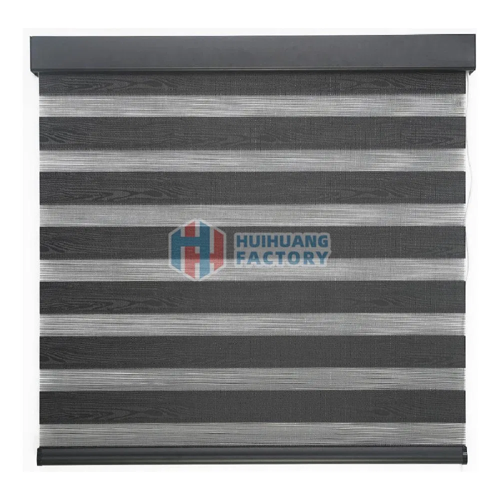 Elegant Modern Design 100% Light Blocking Zebra Blinds Used for Window