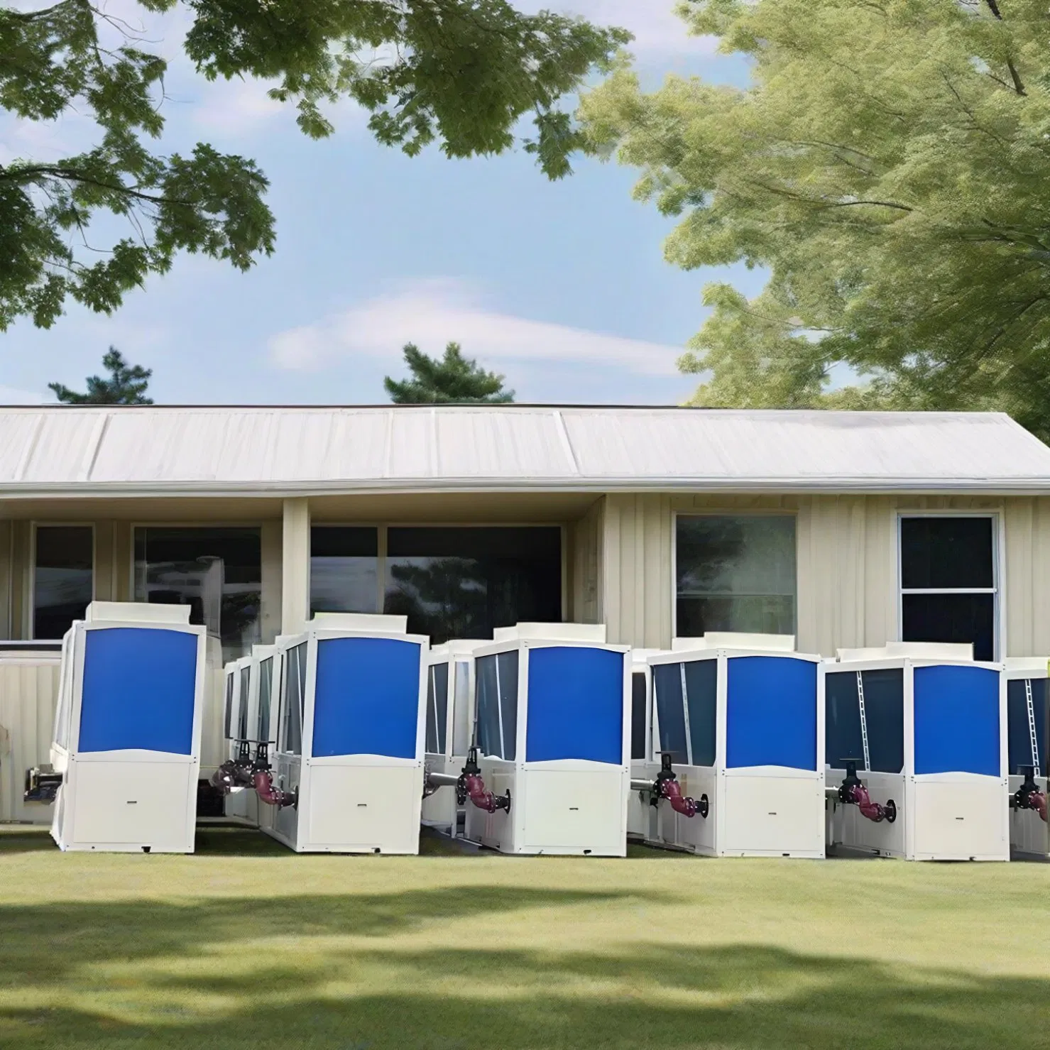 Villa Family CE Approved Water to Air Source Heat Pump