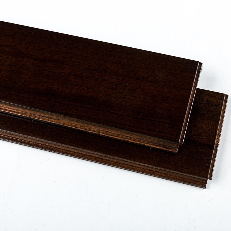 Bedroom Environmental Protection Red Sandalwood Log Pure Solid Wood Floor 0748