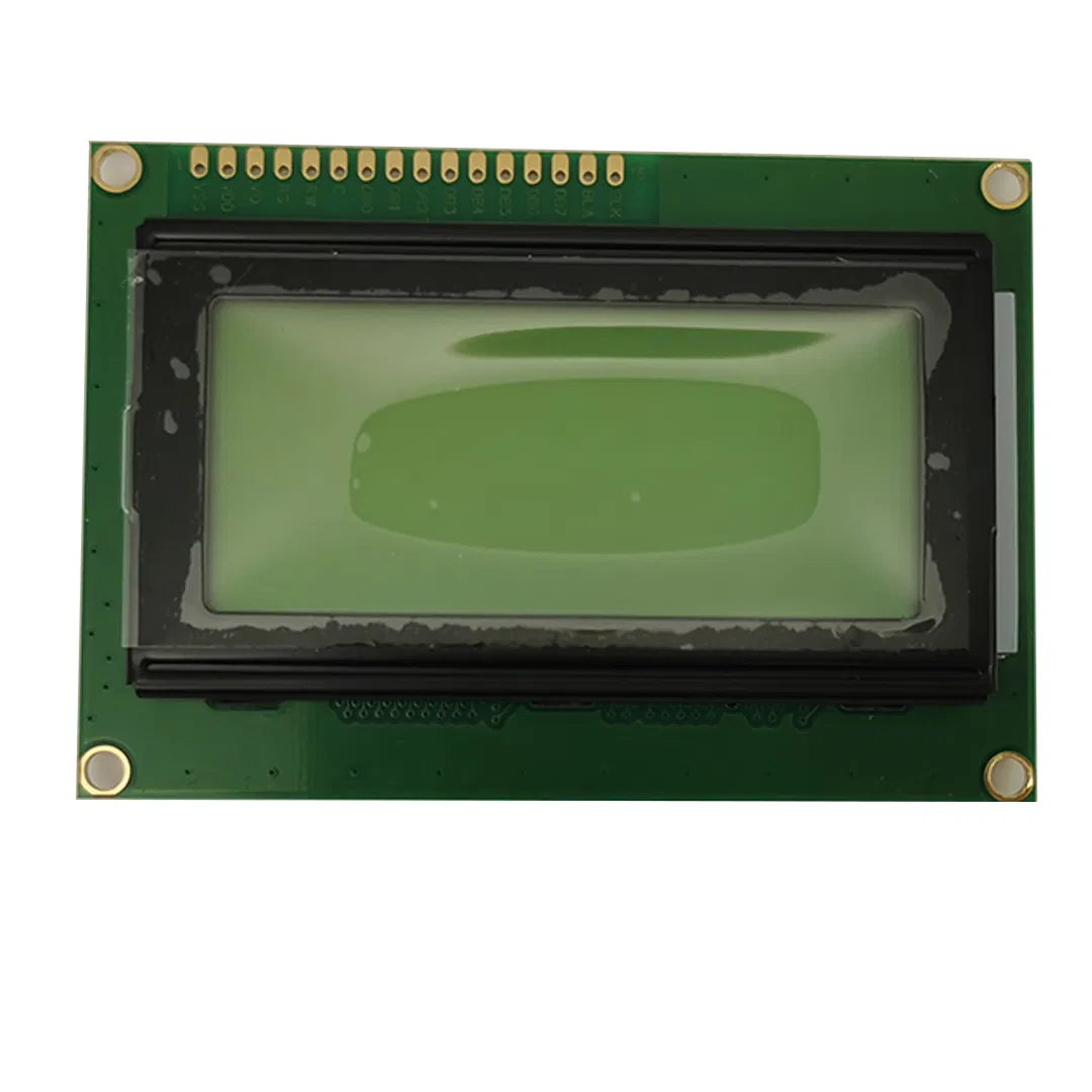 Monochrome LCM 16*4 Character LCD Module Yellow / Green Positive Stn LCD Display