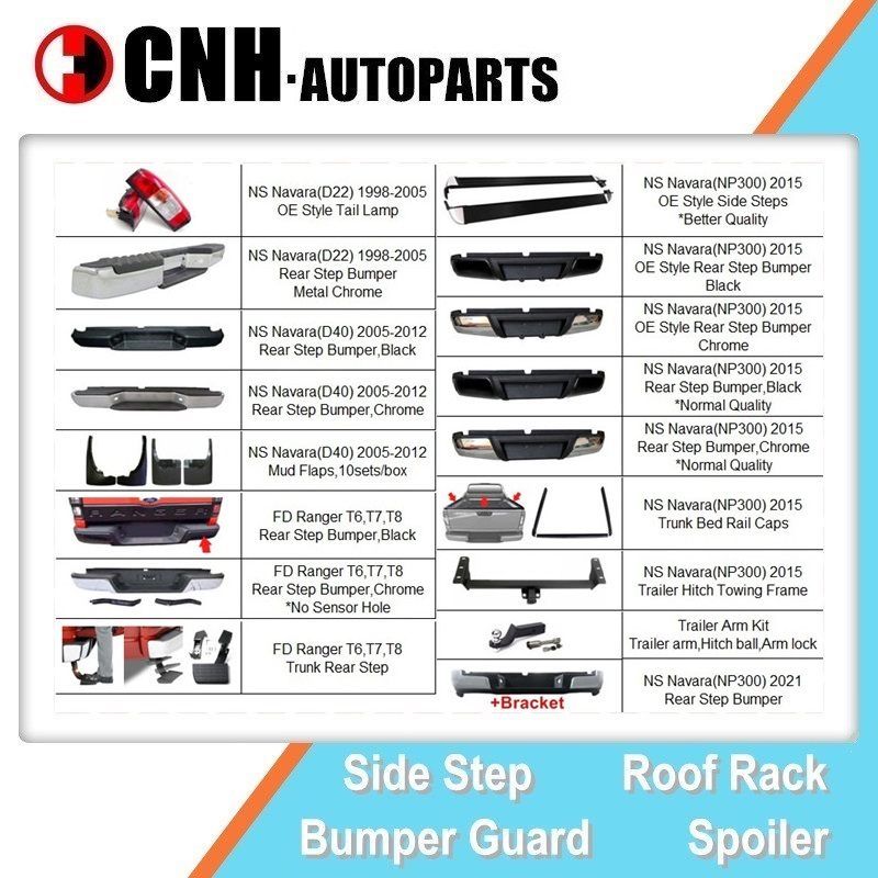 Задний ступенчатый бампер для Toyota Hilux Revo (2018-2021) Rocco