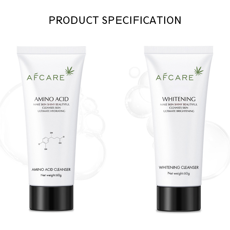 Amino Acid Facial Cleanser Whitening Moisturizing Deep Cleansing Facial Cleanser