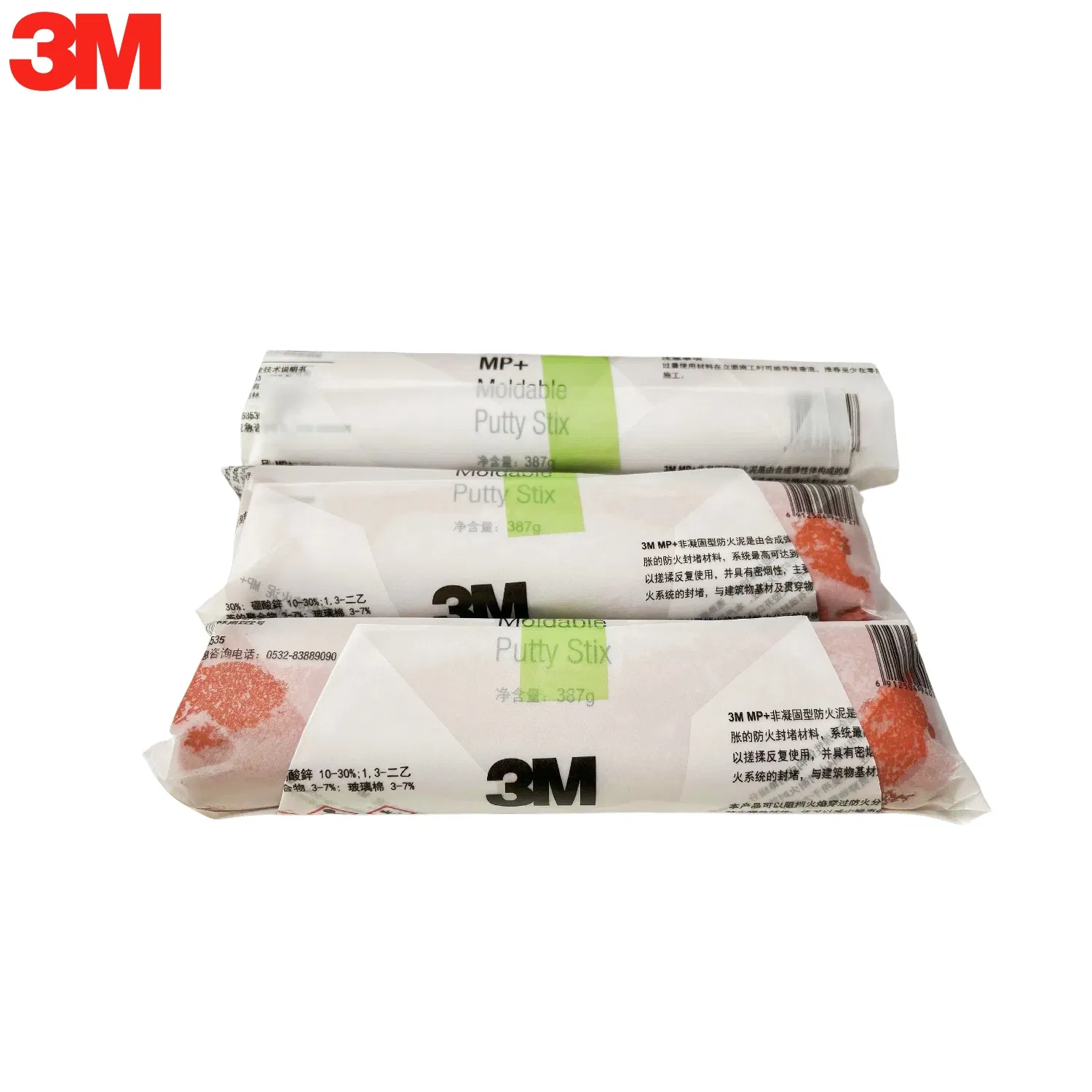 Construction Firestop Putty Pad for Fireproof Sealing Various Through Pentrations 3m MP+