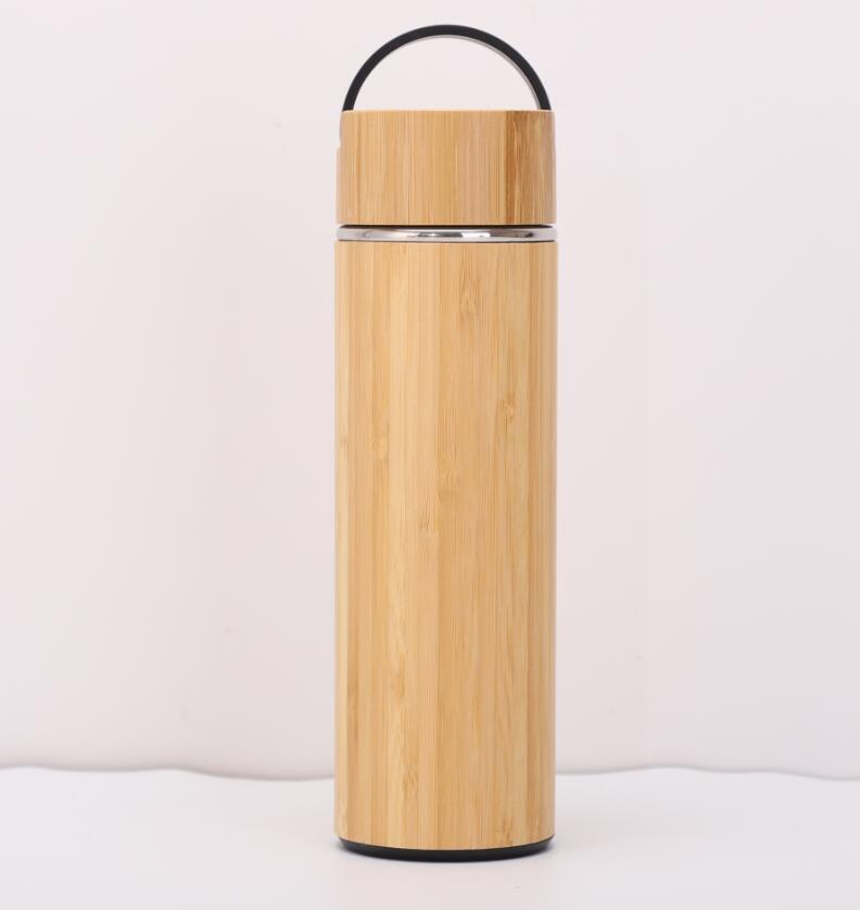Wholesale Price 20oz Bamboo Cup with Handle Insulated Mug