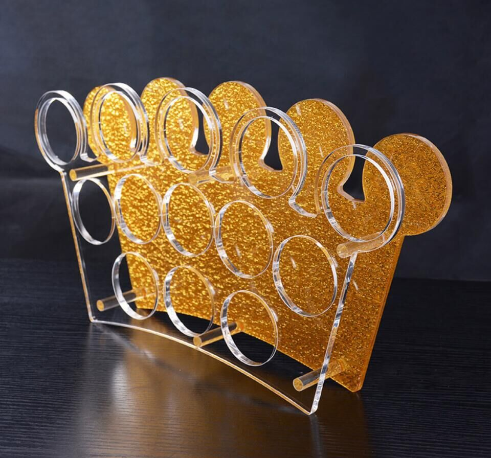 Bar Cup Holder Acrylic Rainbow Bullet Cup Holder Creative One Cup Cocktail Cup Holder