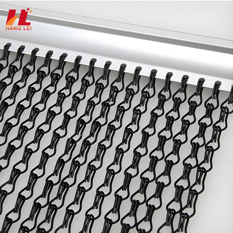 Metallic Knitting Decorative Hook Mesh for Window Wall Panel Bathroom Accessories