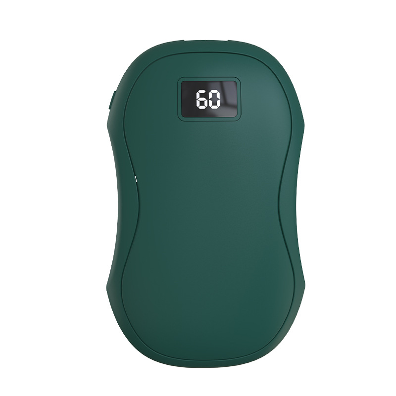 Cross-Border New USB Mini Rechargeable Three-Speed Digital Display Hand and Foot Warmer