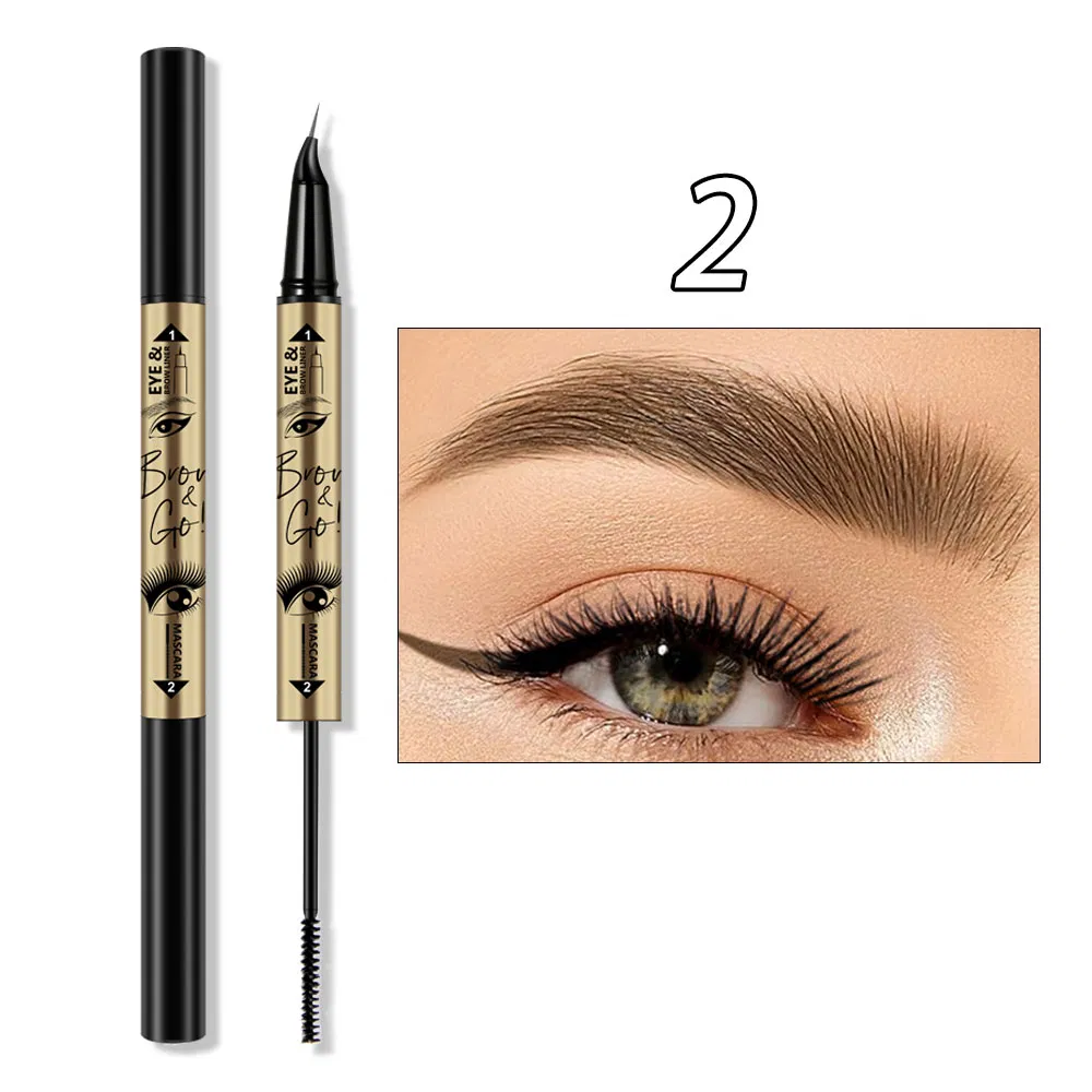 6g 5 Color Eyeliner + Eyebrow Pencil + Mascara Makeup Set