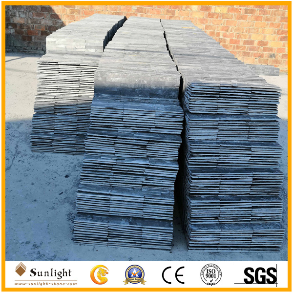 Cheap Price Natural Black Slate Culture Stone for Wall Cladding