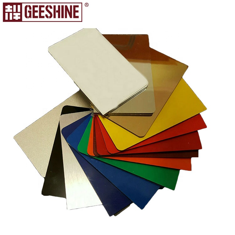 Lightweight ACP Wall Cladding Sheets Mirror Reflective Aluminium Composite Panel for Signage