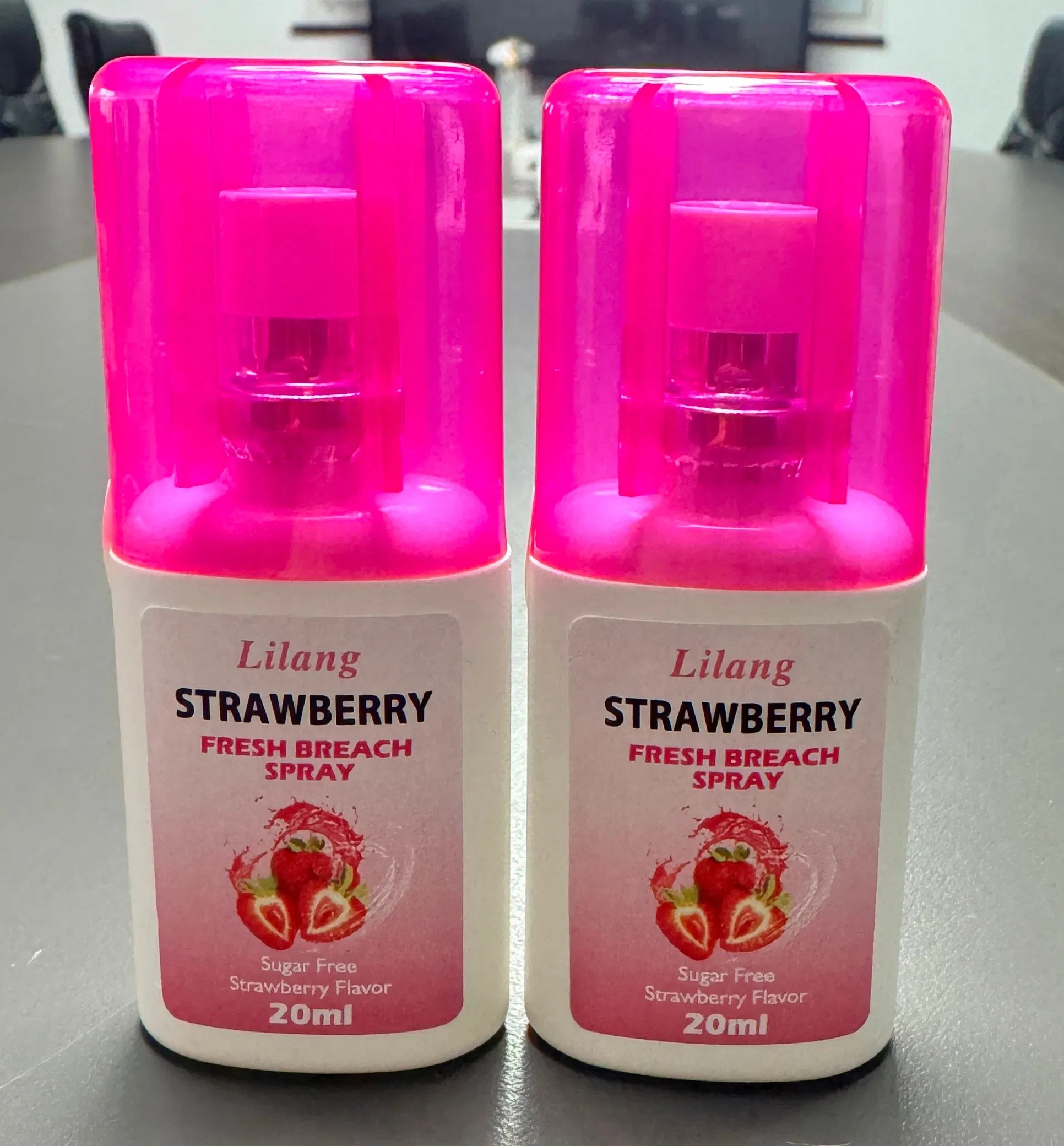 OEM ODM Portable Strawberry Mouth Spray Refreshing Oral Care