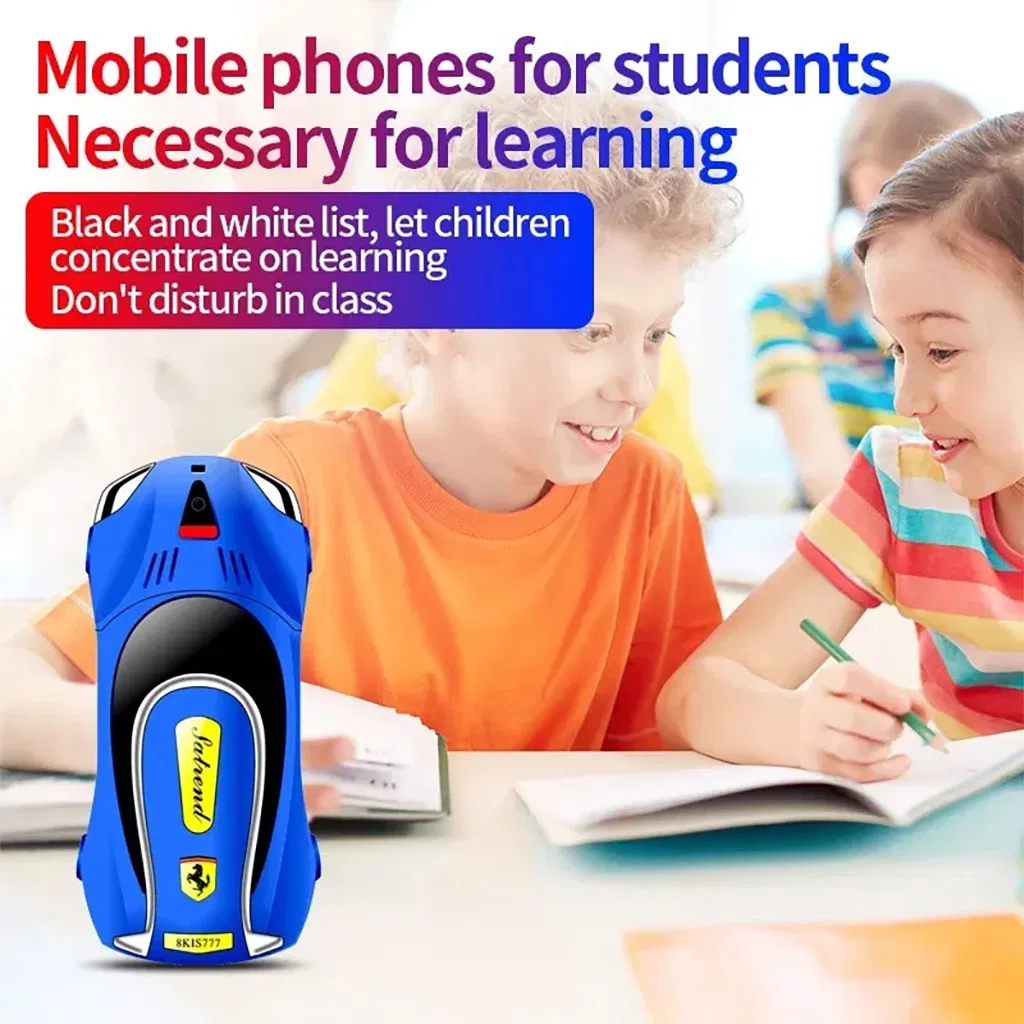 Детский телефон-машинка F1, GSM, 1.77 дюйма, защита от ударов и воды