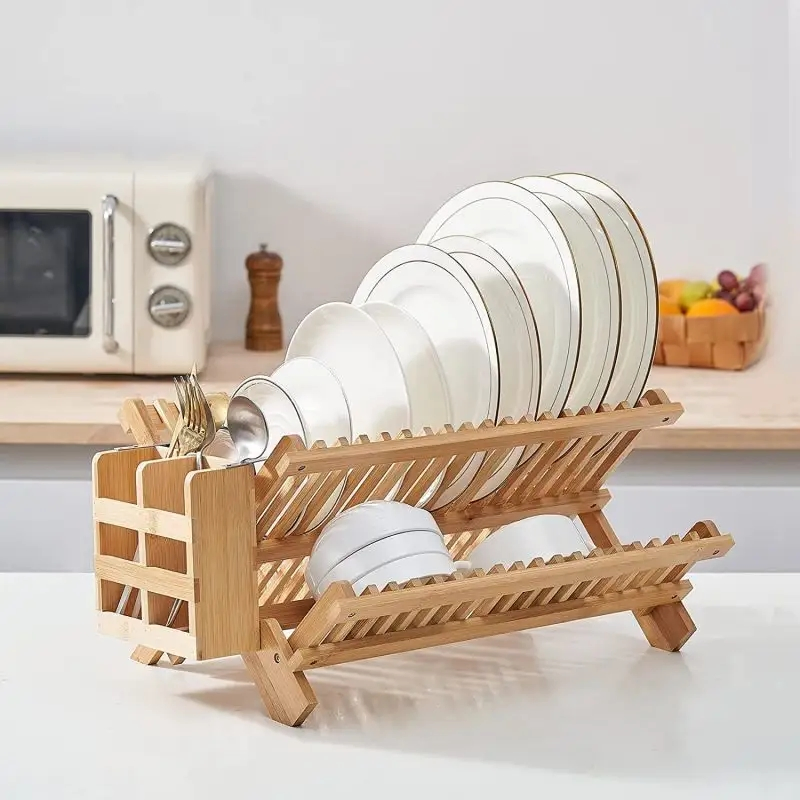 Wholesale Bamboo Dry Bowl Rack with Nice Price