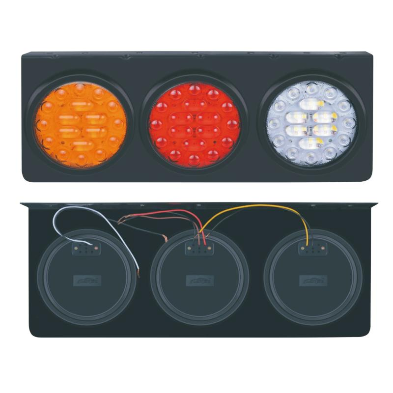 Круглый светодиодный габаритный фонарь 144 LED 24V