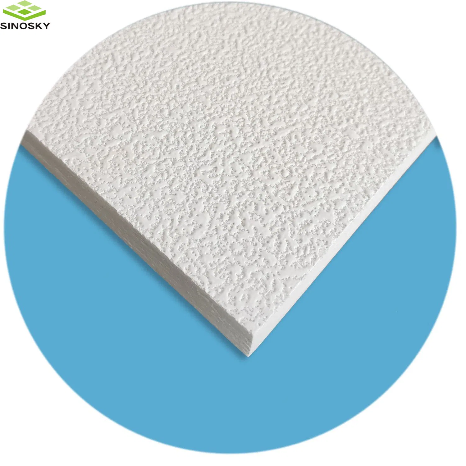 Mineral Fiber Ceiling Board 12-40mm Square Edge Ceiling Chandelier PVC Ceiling Panel