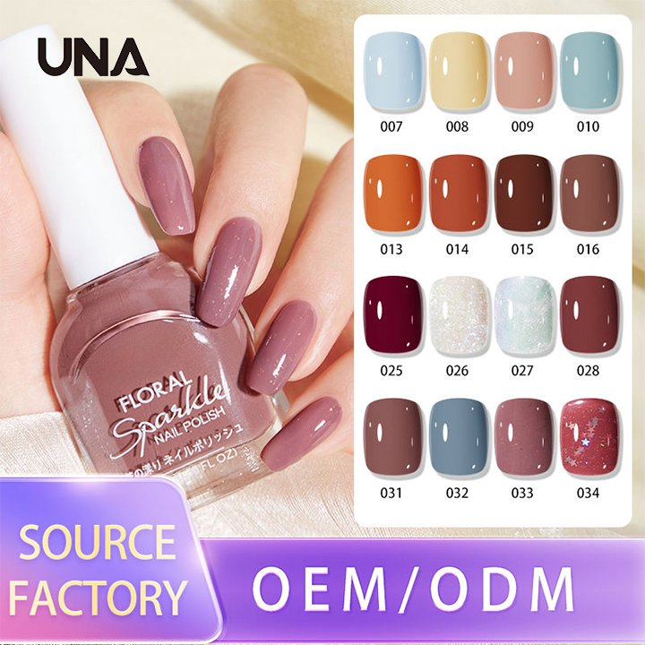 Factory Supply Water Based Nail Polish Vegan Easy Peel off Nail Polish 10ml Private Label Water Based Nail Polish for Kids