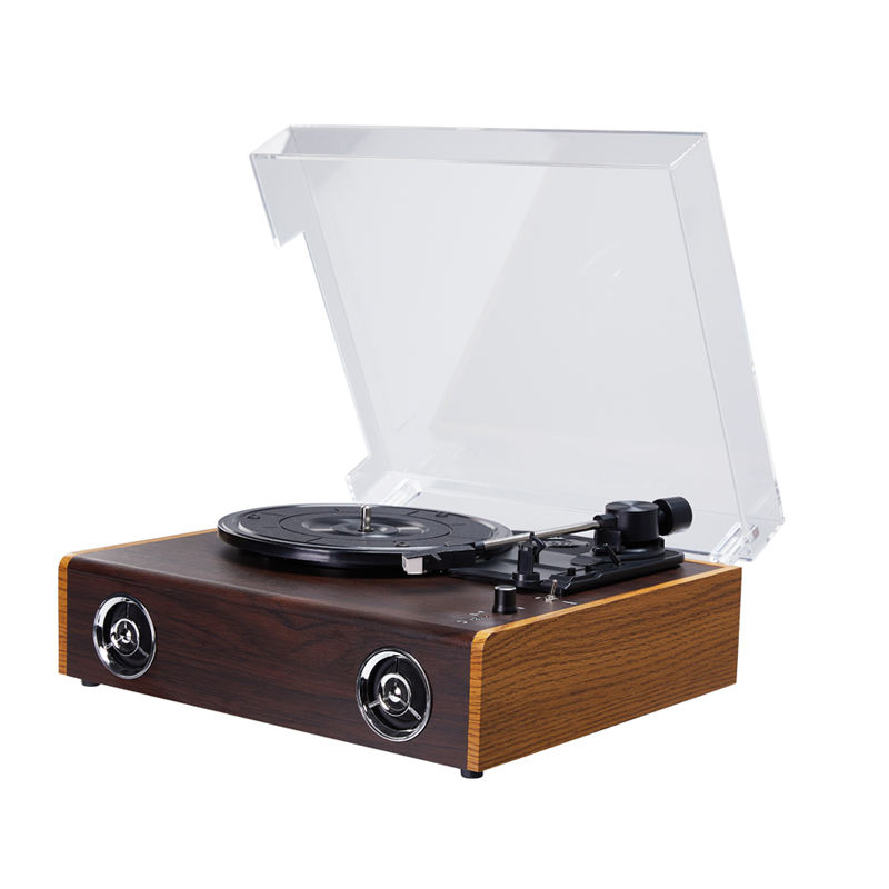 Customization Logo Vinyl Record Disc Music Player Lp Vinyl Turntable Player with Speaker