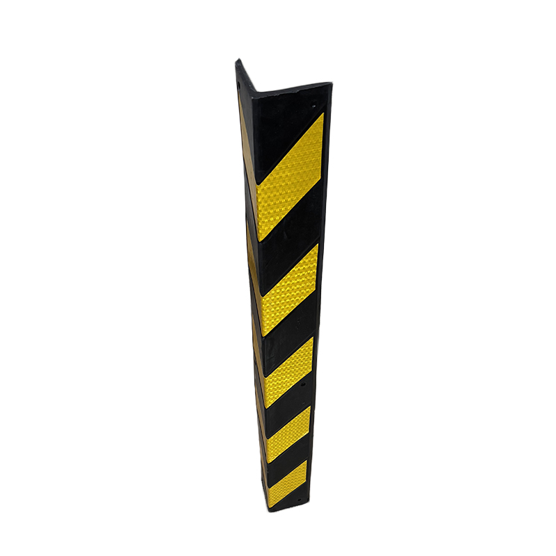 1m Length Rubber Corner Guard with Yellow Reflective Tap