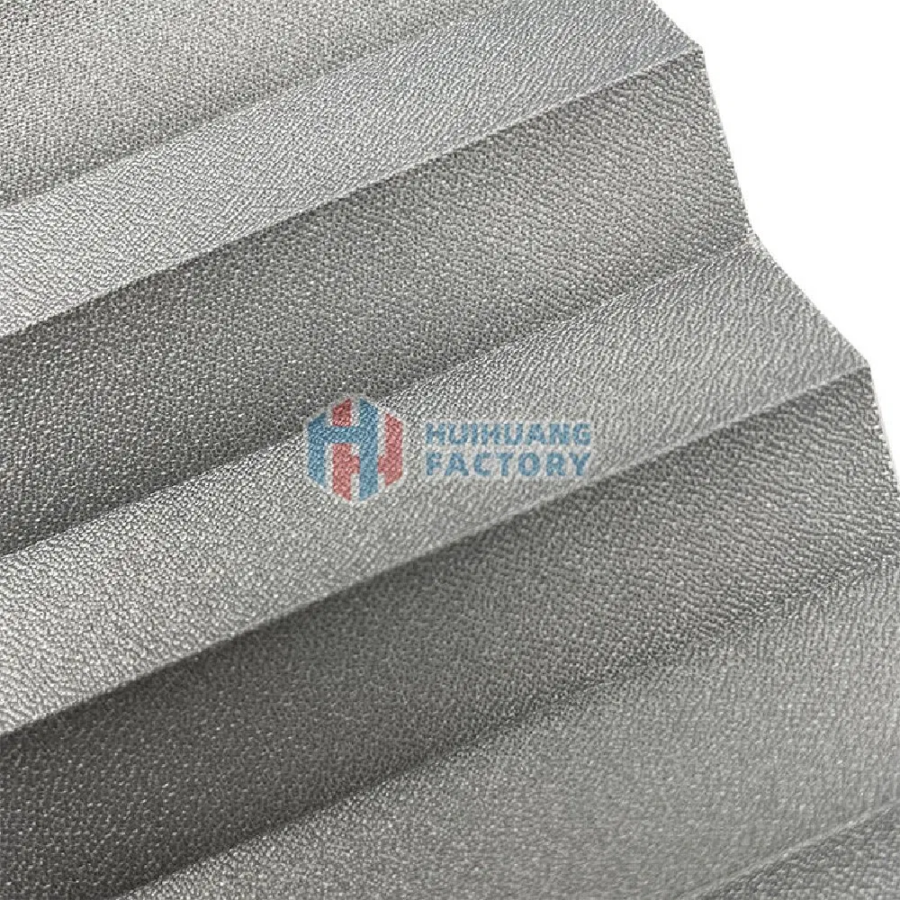 Retractable UV Resistance Curtain Pleated Window Blinds Fold Plisse Shade Fabric