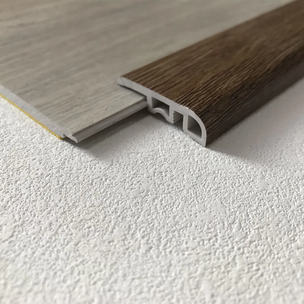 Waterproof PVC Spc Skirting Molding Vinyl Flooring End-Cap