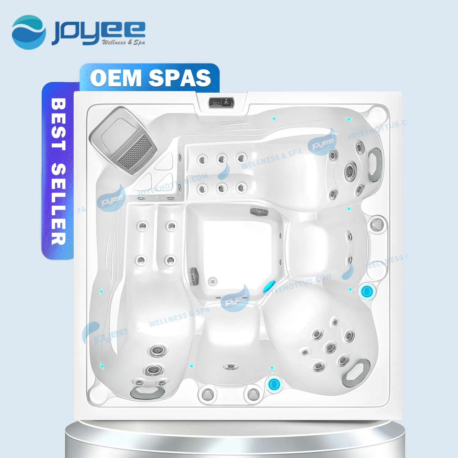 Joyee Balboa Outdoor Hot Tub SPA Modern Garden Jacuzzis Whirlpool Factory