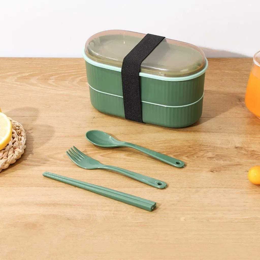 Eco-Friendly Portable Plastic Lunch Box for Easy Meals