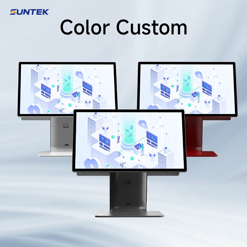 High-Performance Desktop POS Point of Sale Machines Suntek Sc1 Sleek Minimalist Design Rich I/O Android 14