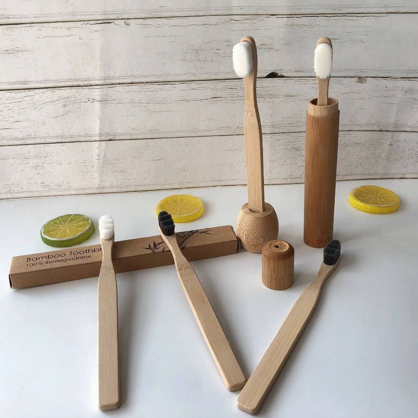 Hotel Amenities Super Soft Bristle Bamboo Toothbrush