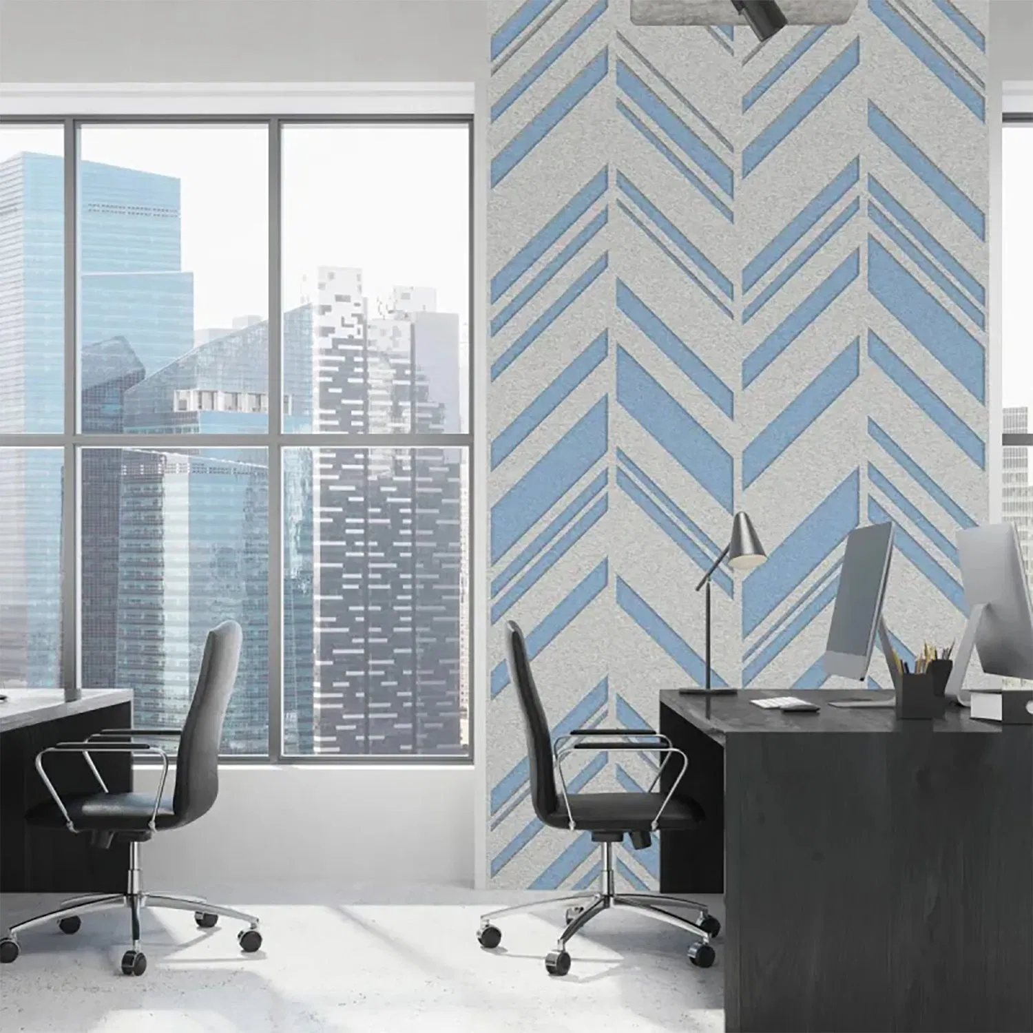 Polyester Fiber Carved Acoustic Panel Engrave Wall Panels for Office Partition